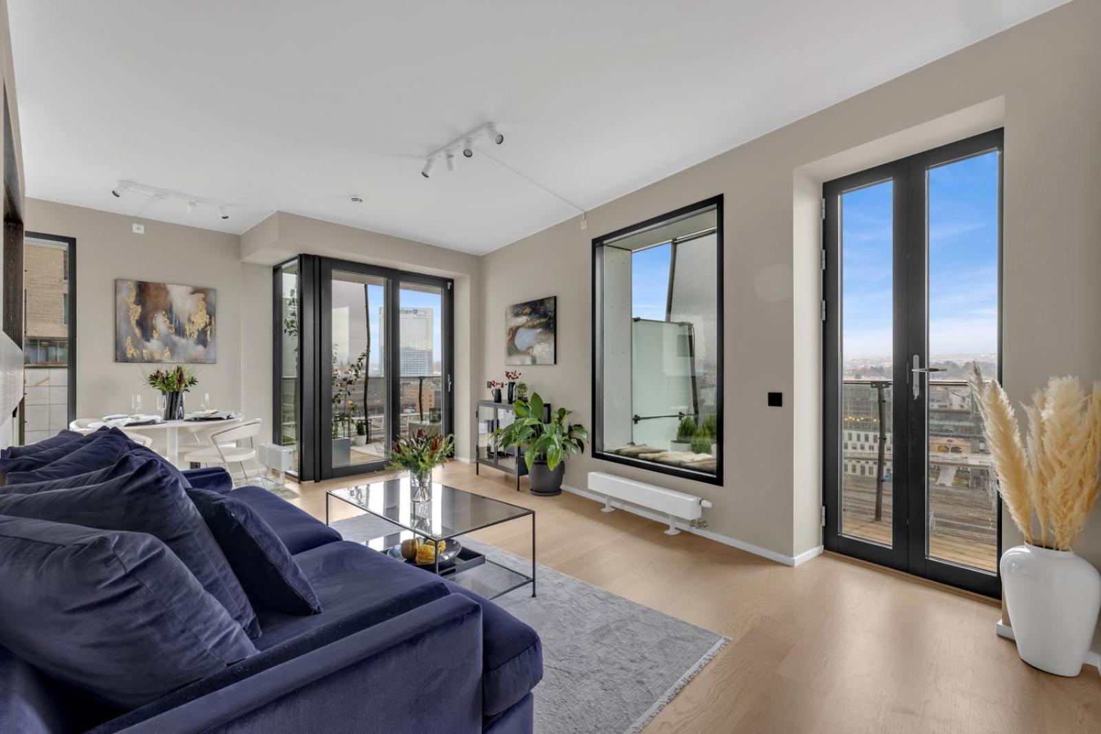 Eksklusiv Modern Barcode Apartment Oslo Bagian luar foto