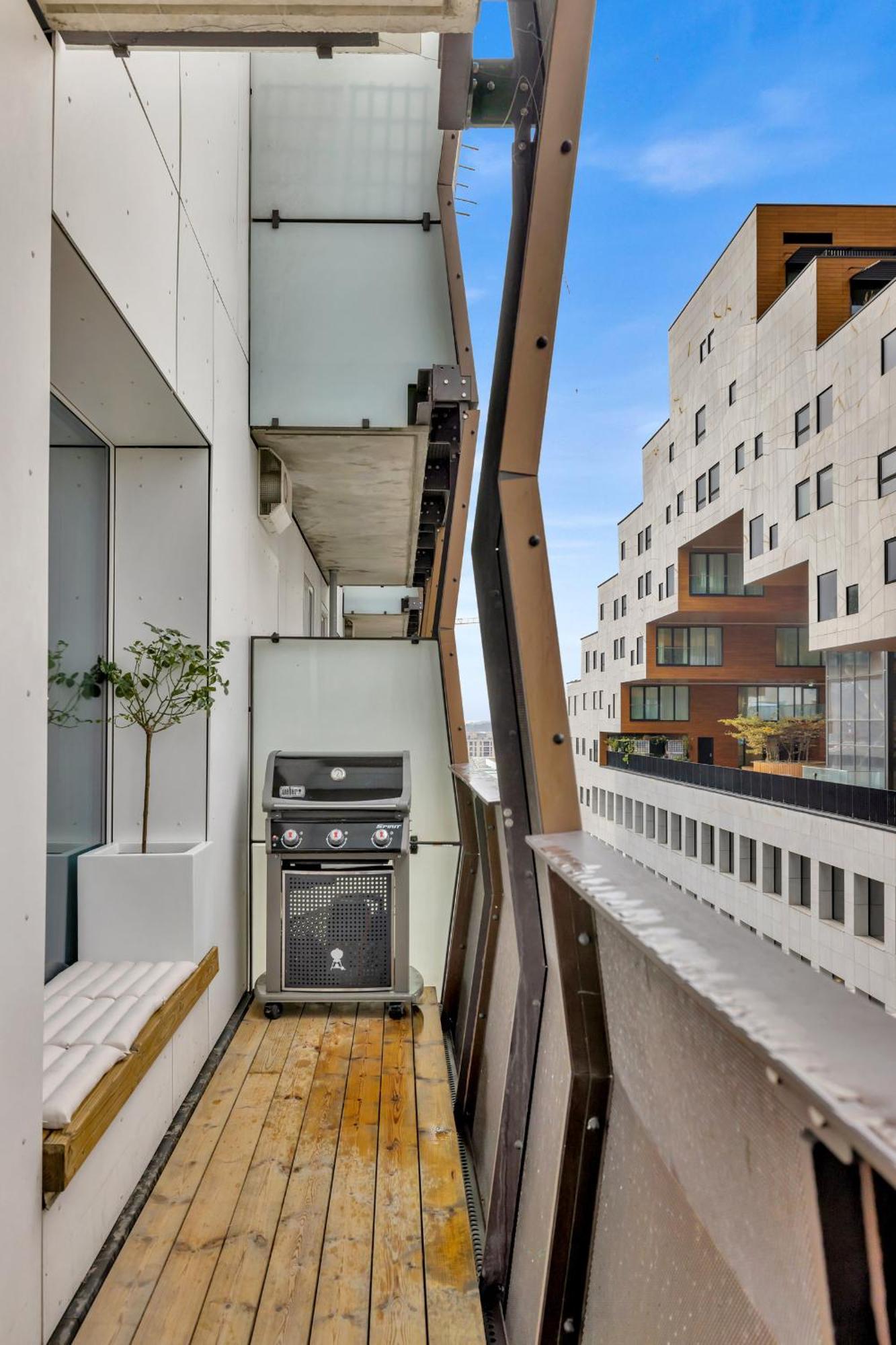 Eksklusiv Modern Barcode Apartment Oslo Bagian luar foto