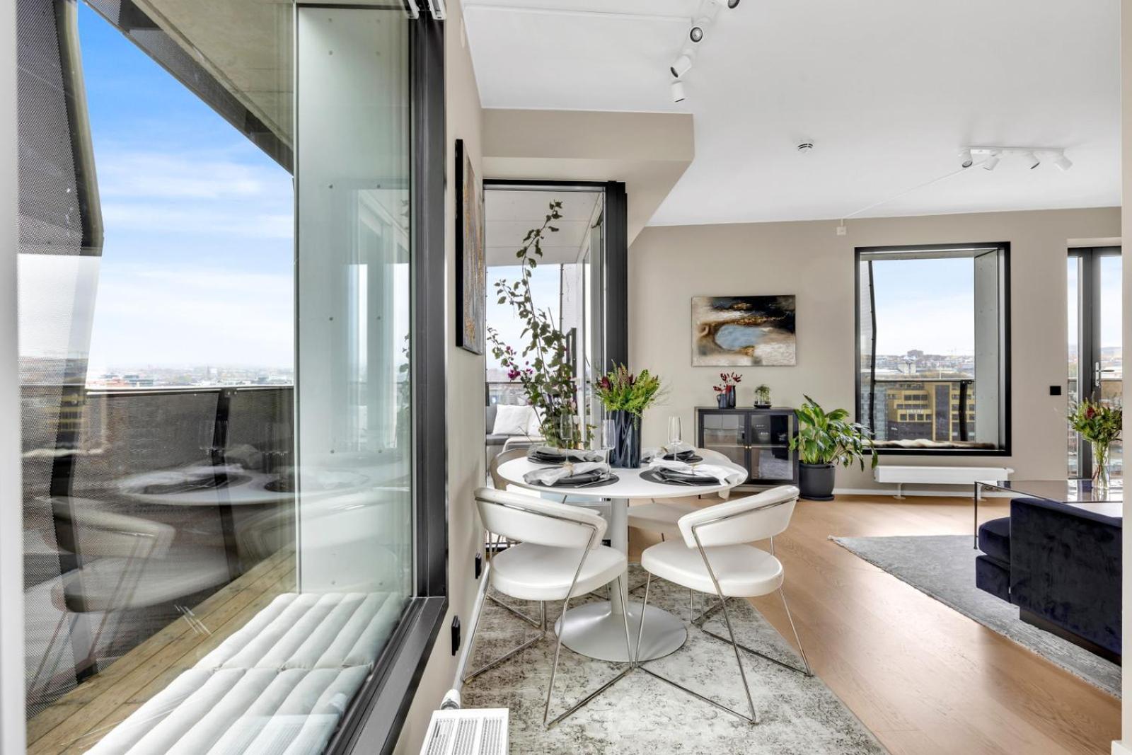 Eksklusiv Modern Barcode Apartment Oslo Bagian luar foto